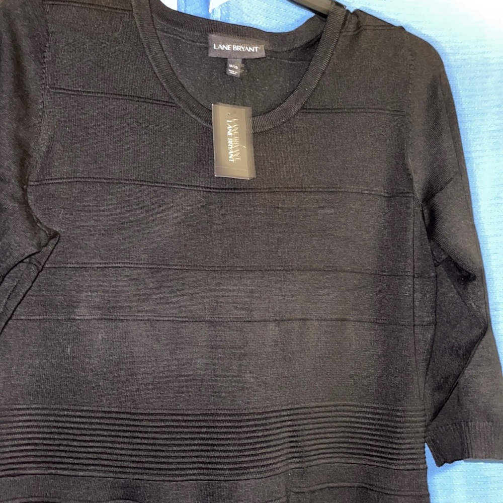 Lane Bryant NWT Black skater Dress